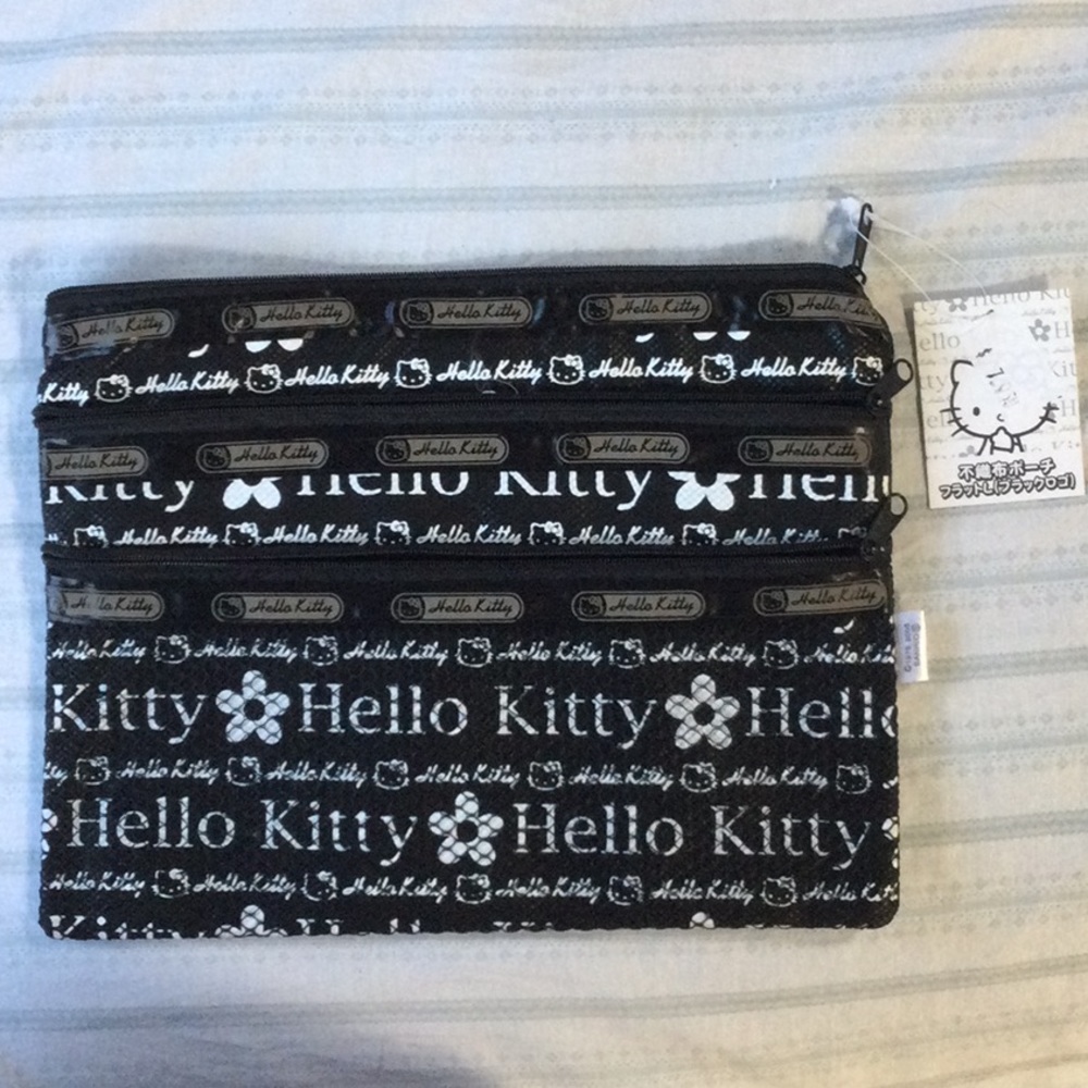 Hello Kitty Black Pouch